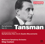 the album cover for Oleg Caetani - Symphonies 3