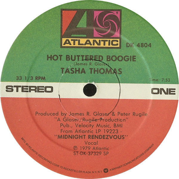 Tasha Thomas : Hot Buttered Boogie (12")