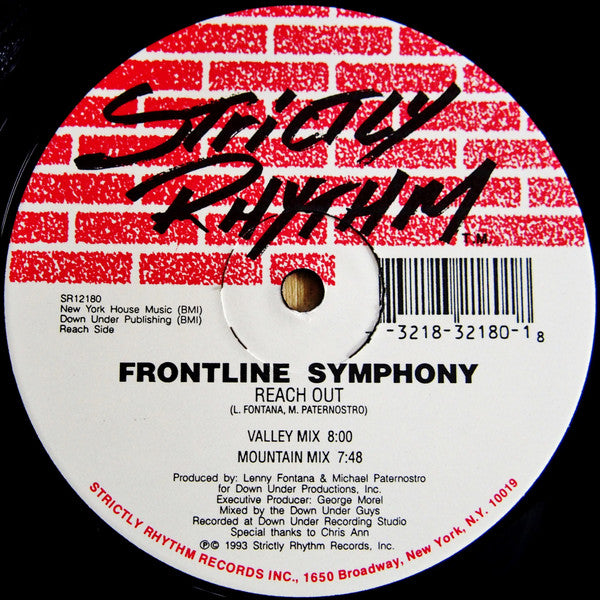 Frontline Symphony : Reach Out / Love & Affection (12")