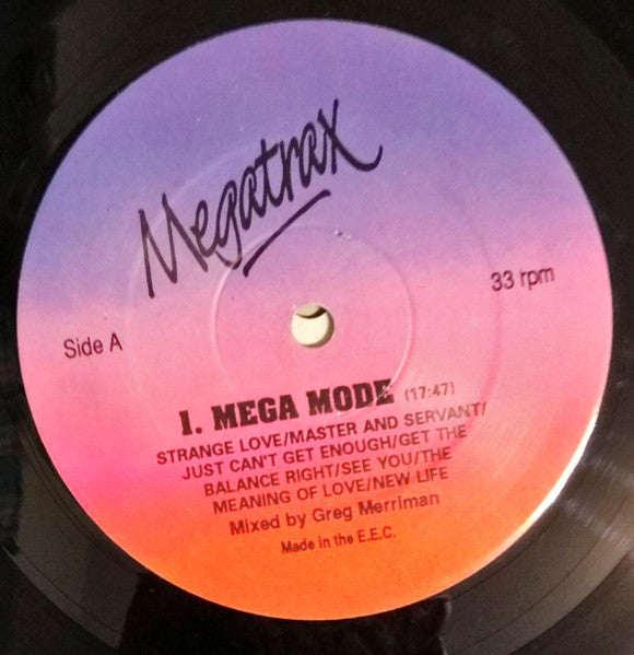 Depeche Mode / Laura Branigan : Mega Mode / Gloria 3D (12", Mixed, Unofficial, Whi)