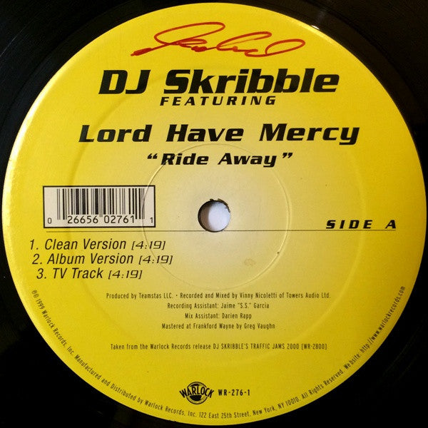 Lord Have Mercy / Sporty Thievz : Ride Away / Can't F*** Wit' Me (12")