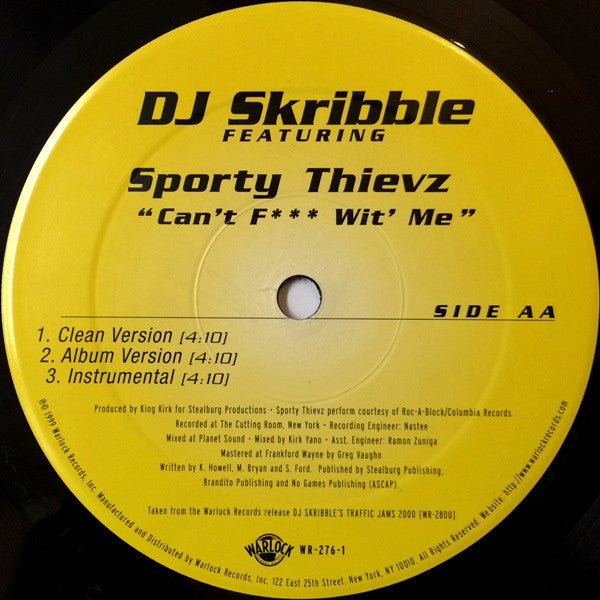 Lord Have Mercy / Sporty Thievz : Ride Away / Can't F*** Wit' Me (12")