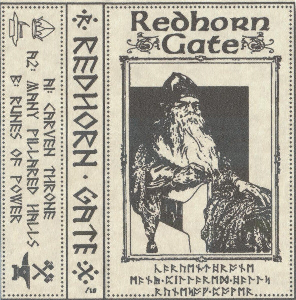 Redhorn Gate : Carven Throne​/​Many Pillared Halls​/​Runes Of Power (Cass, Comp, RE)