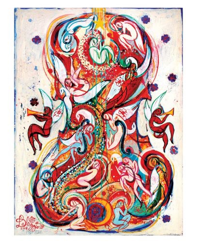 the album cover for ANGELE DUBEAU - Merry Christmas