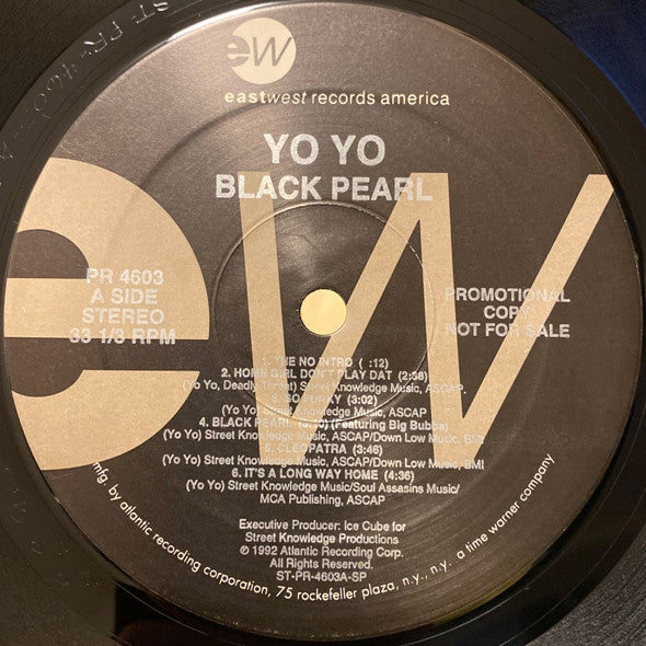 Yo-Yo : Black Pearl (LP, Album, Promo)