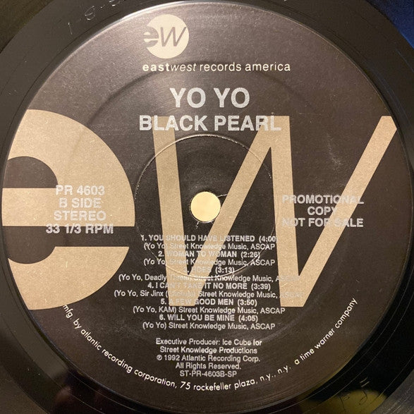Yo-Yo : Black Pearl (LP, Album, Promo)