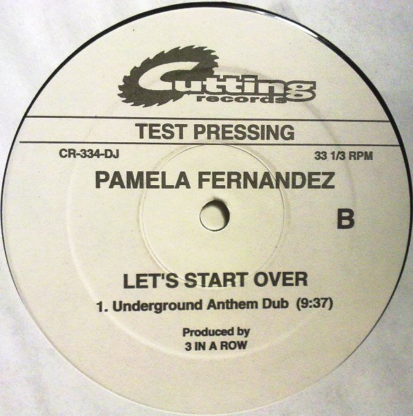 Pamela Fernandez : Let's Start Over (2x12", TP)