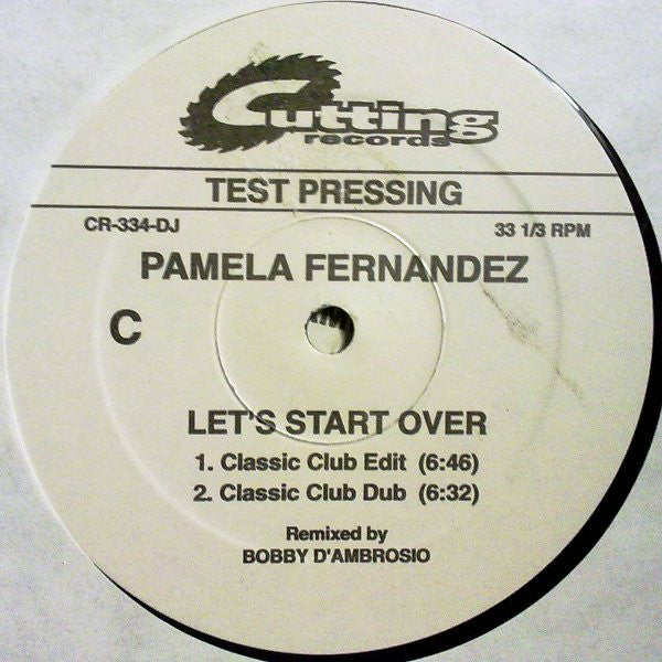Pamela Fernandez : Let's Start Over (2x12", TP)