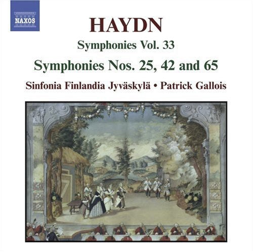 the album cover for Sinfonia Finlandia JyvÃ¤skylÃ¤ - Symphonies Nos. 25 42 & 65 / Symphonies 33