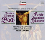 the album cover for Hermann Max - Johannes Passion
