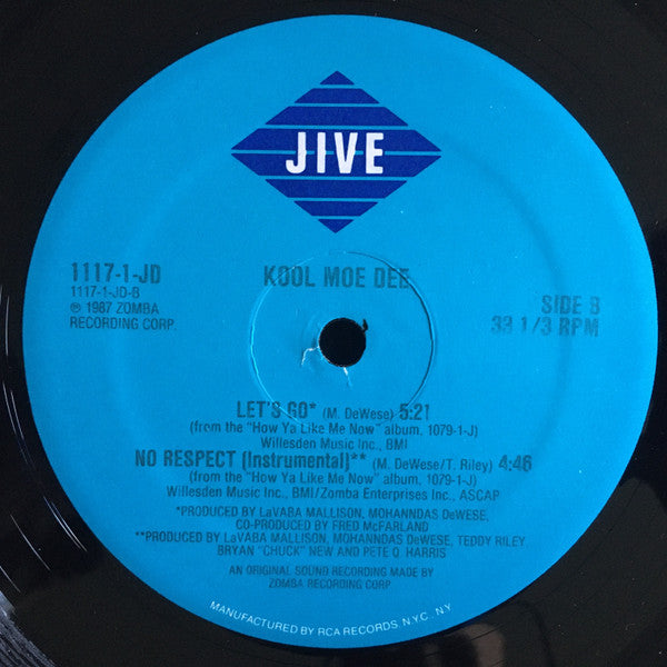 Kool Moe Dee : No Respect (12")