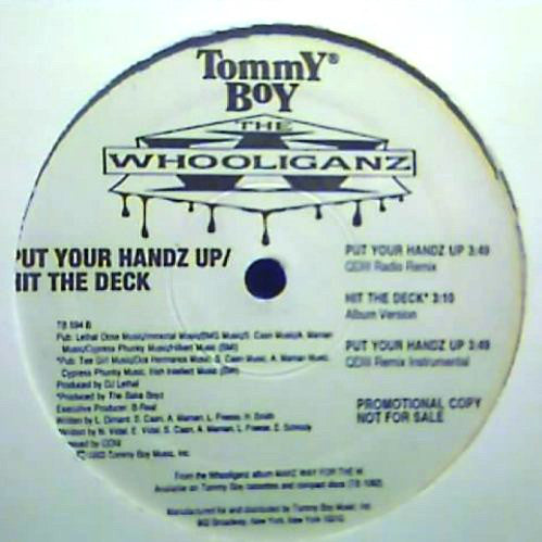 The Whooliganz : Put Your Handz Up (12", Promo)