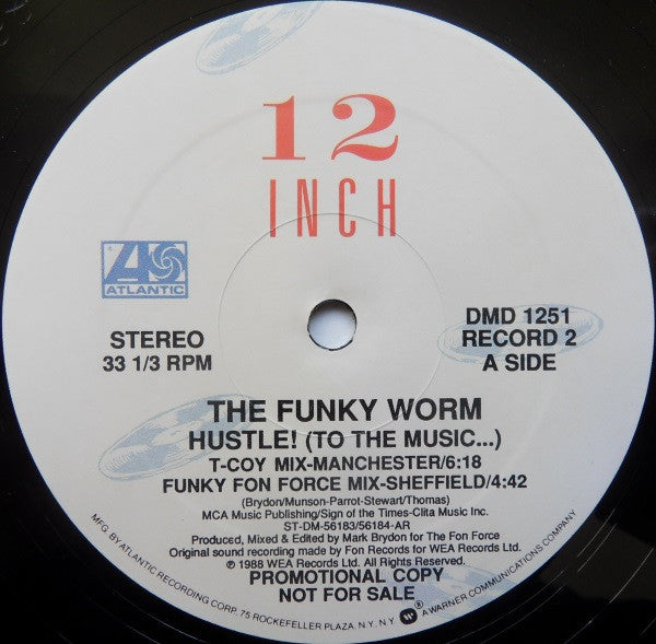 The Funky Worm* : Hustle! (To The Music...) (2x12", Promo)