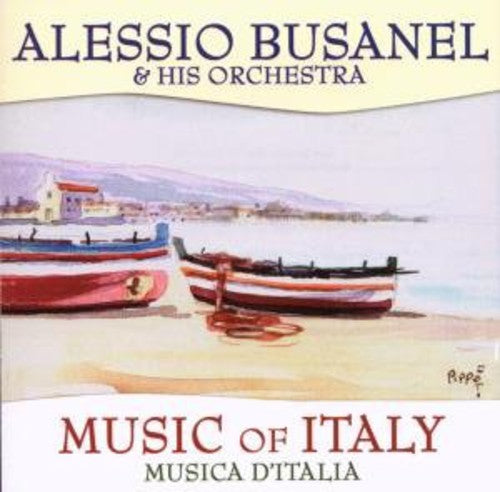 the album cover for Alessio Busanel - Music of Italy