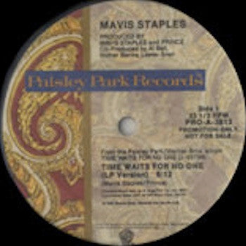 Mavis Staples : Time Waits For No One (12", Promo)
