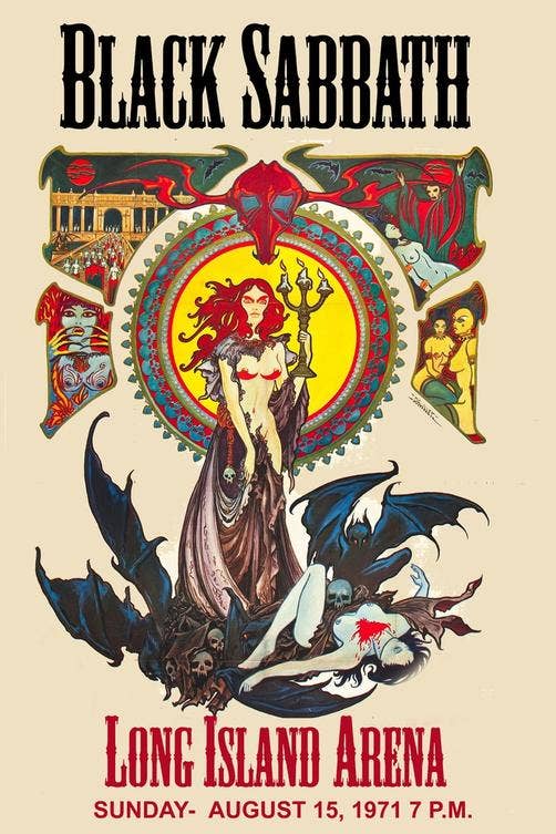 Black Sabbath Long Island Arena 1971