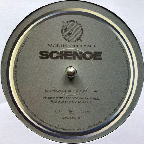 Photek : Modus Operandi (3x12", Album)