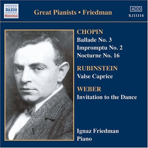 Ignaz Friedman, Complete Recor (CD)
