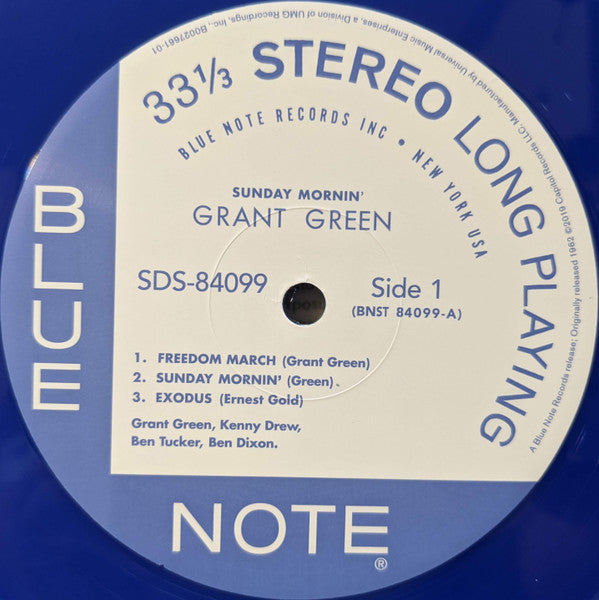 Grant Green : Sunday Mornin' (LP, Album, Ltd, RE, Blu)