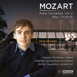 the album cover for Vassily Primakov - Mozart Piano Concertos 2