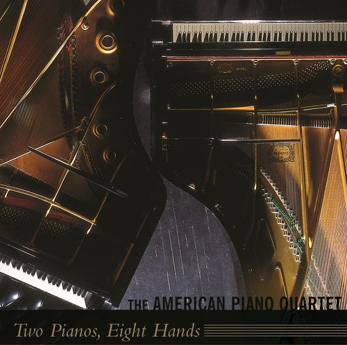 the album cover for The American Piano Quartet - Two Pianos Eight Hands