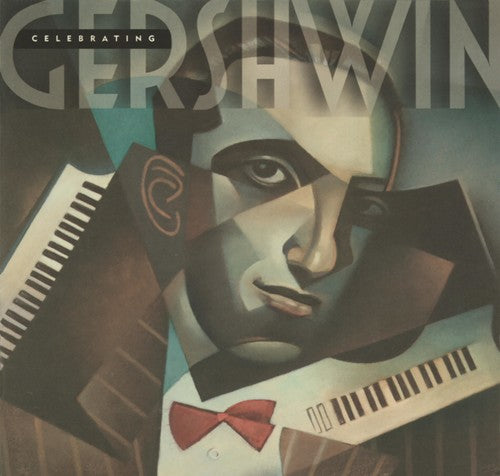 the album cover for American Piano Duo - Celebrating Gershwin