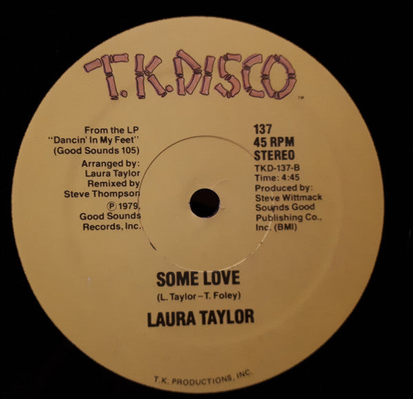 Laura Taylor : All Through Me (12")