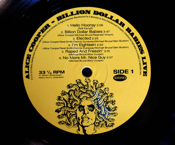 Alice Cooper : Billion Dollar Babies Live (LP, Album, RSD, Ltd + 7")