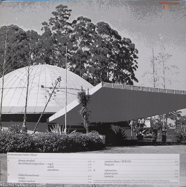 Rechenzentrum : Rechenzentrum (2xLP, Album)