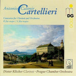 the album cover for A.C. Cartellieri - Concertos for Clarinet & Orchestras
