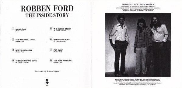 Robben Ford : The Inside Story (CD, Album)