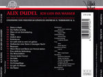 Alix Dudel Mit Den Hannover Harmonists Und Instrumentalensemble : Ich Geh Ins Wasser (CD, Album)