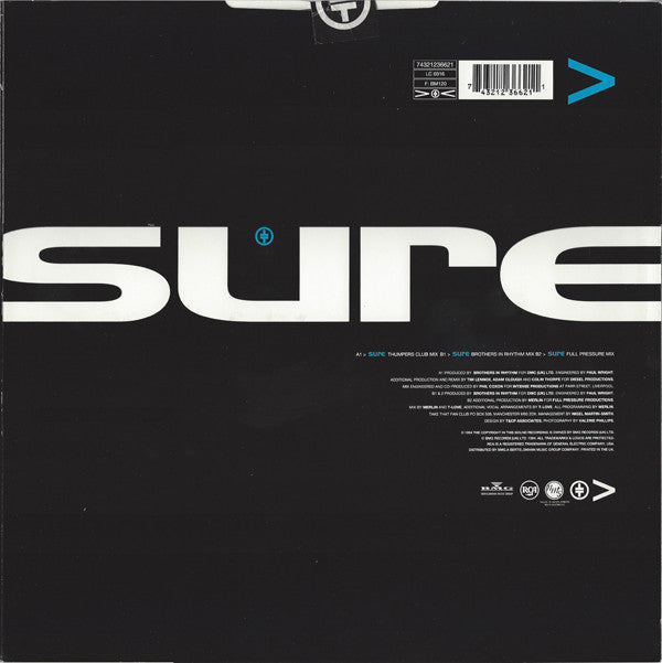 Take That : Sure (12", Single, Ltd, Tou)