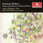 the album cover for J. BRAHMS - Songs & Sonatas for Viola & Piano