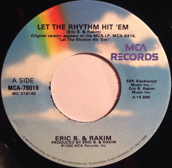 Eric B. & Rakim : Let The Rhythm Hit 'Em (7")