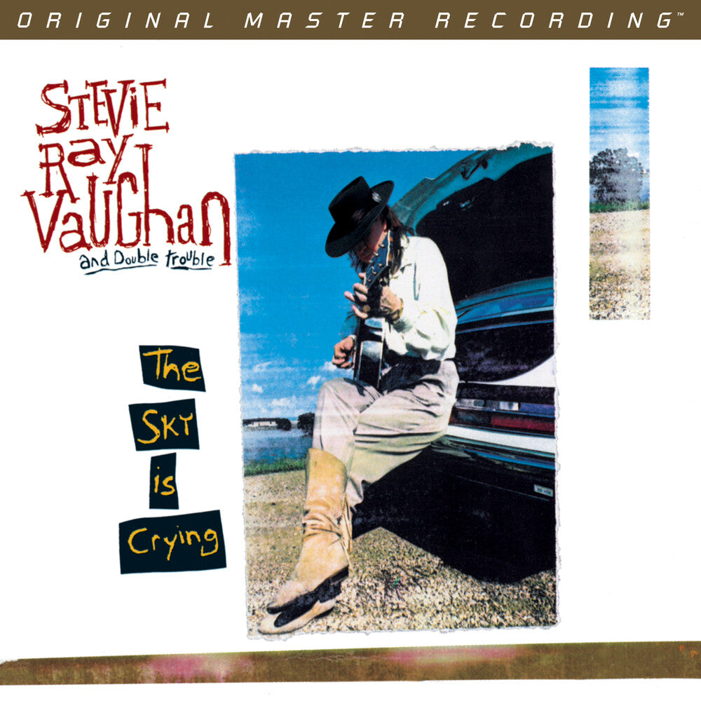 the album cover for Steveie Vaughan Ray - Sky Is Crying