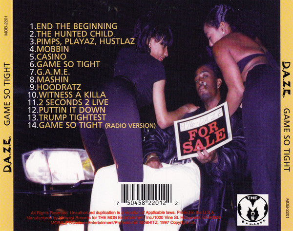 D.A.Z.E. : Game So Tight (CD, Album)