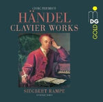 the album cover for G.F. Handel - Clavier Works