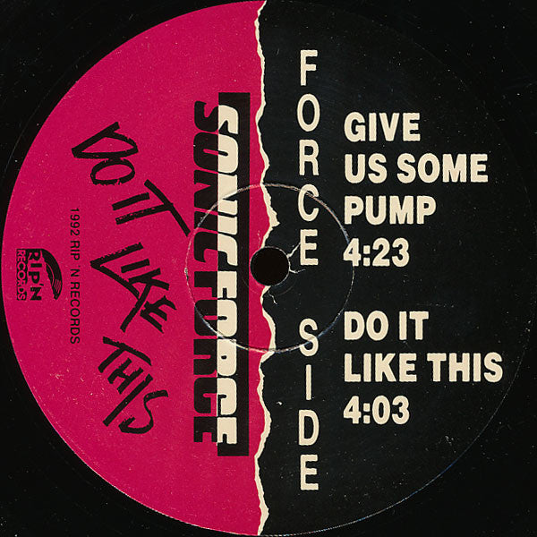 Sonic Force : Do It Like This (12")