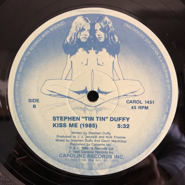 Stephen Tin Tin Duffy* : Kiss Me(12", Blu)