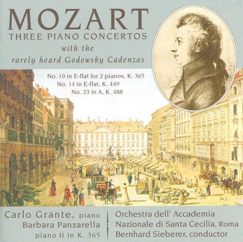 the album cover for Carlo Grante - Mozart Piano Concerto