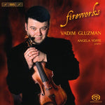 the album cover for Vadim Gluzman - Fireworks: Virtuoso Violin Music