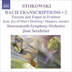 the album cover for José Serebrier - Bach Transcriptions 2