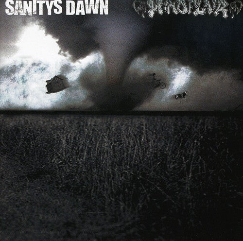 the album cover for Sanitys Dawn - Split