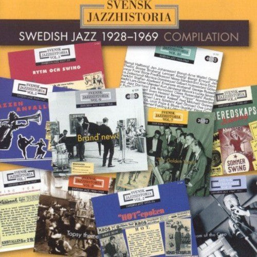 the album cover for Swedish Jazz History - Swedish Jazz 1928-1969 Compilation