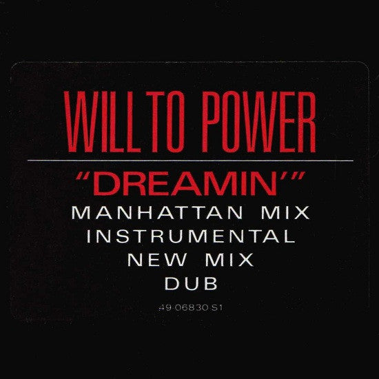 Will To Power : Dreamin' (12")