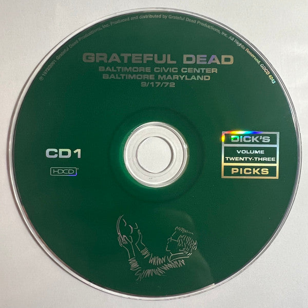 Grateful Dead* : Dick's Picks Volume Twenty-Three (Baltimore Civic Center, Baltimore, MD 9/17/72) (3xHDCD, Album)