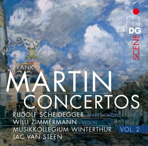 the album cover for F. MARTIN - Concetos: Polyptique / Passacaille / Concerto for