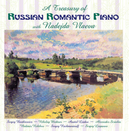 the album cover for Nadejda Vlaeva - Treasury of Russian Romantic Piano