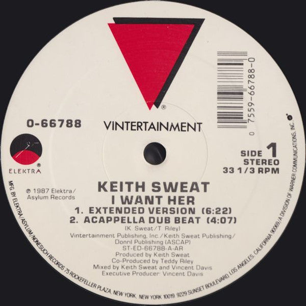 Keith Sweat : I Want Her (12", All)